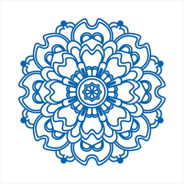 contorno ornamento mandala