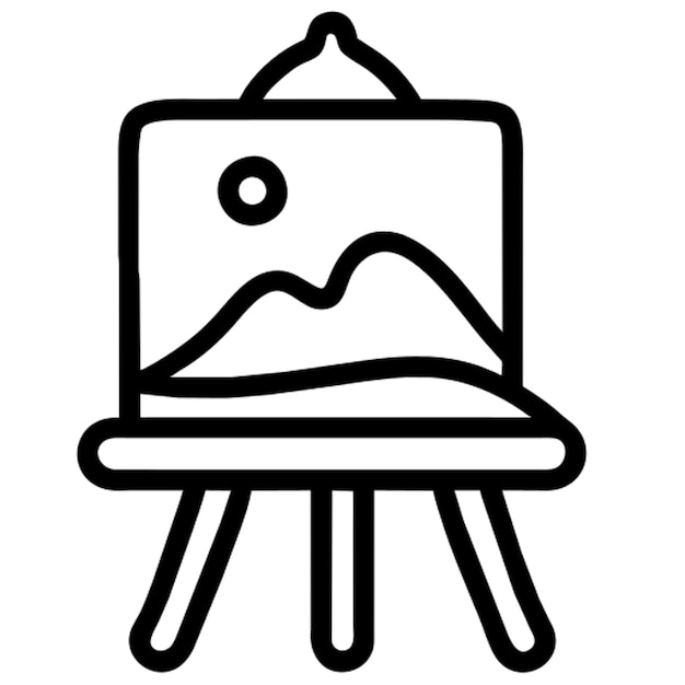 Contorno de la pintura del icono