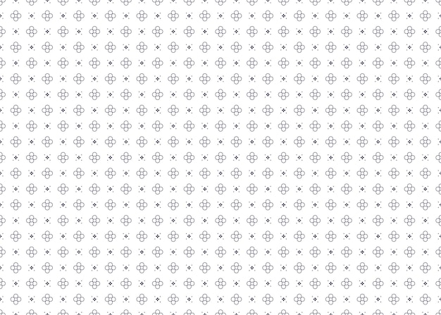 Contorno símbolo azul oscuro floral en fondo blanco tela étnica diseño de patrón sin costuras para tela
