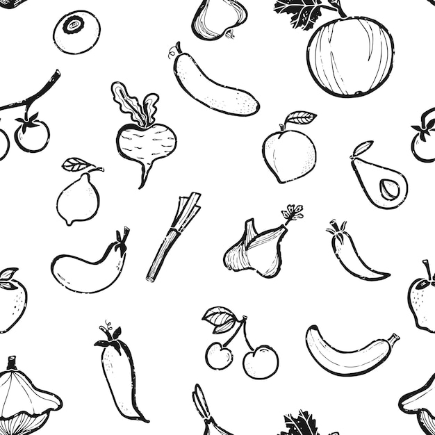 Contorno de la textura del dibujo a mano Elemento vectorial