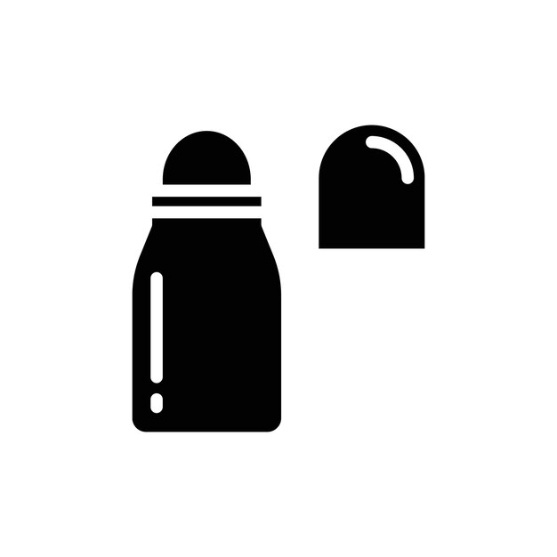 Contorno vectorial del conjunto de signos del icono del logotipo del desodorante
