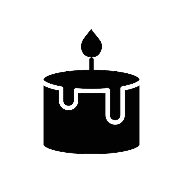 Contorno vectorial del conjunto de signos del icono del logotipo de la vela