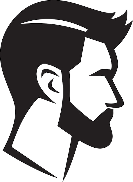 Los contornos de la fluidez hombre vector siluetas negras realidades dinámicas hombre vector negro arte