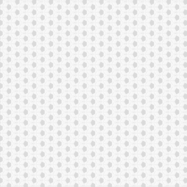 contornos plateados de hexágonos superpuestos esparcidos patrón geométrico con triángulos