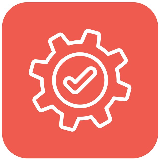 Control de calidad Ilustración del diseño del icono vectorial