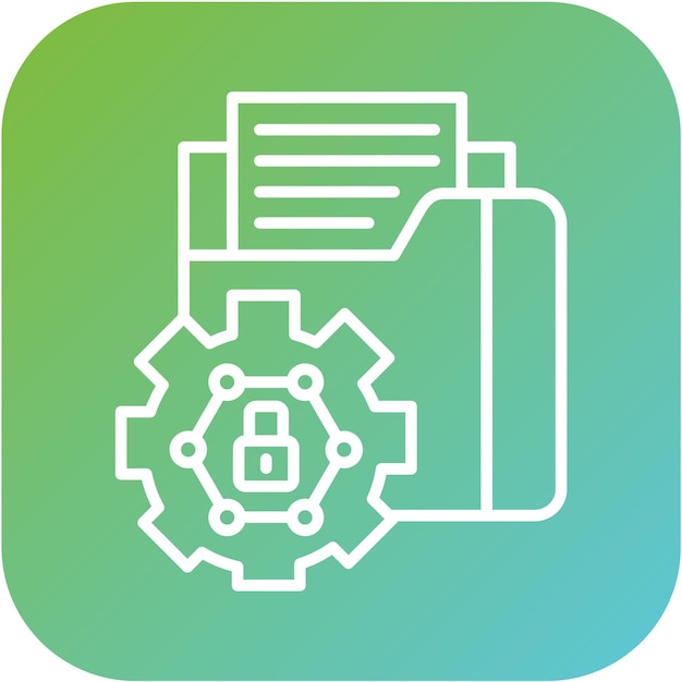 Control de diseño vectorial sobre el estilo del icono de la información