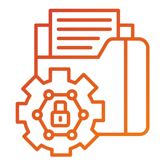 Control de diseño vectorial sobre el estilo del icono de la información