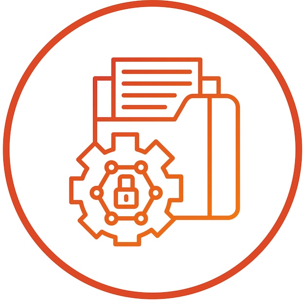 Control de diseño vectorial sobre el estilo del icono de la información