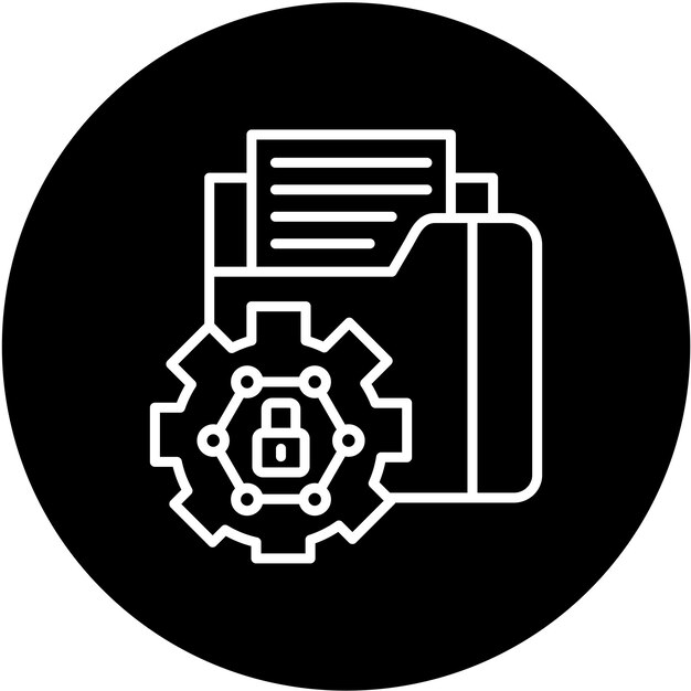 Control de diseño vectorial sobre el estilo del icono de la información