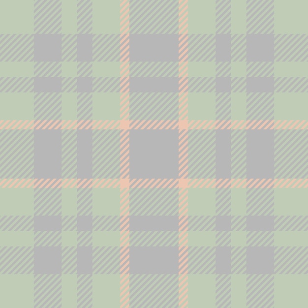 Control de fondo clásico tela de grupo sin costuras textil a cuadros patrón de tartan tribal vector de textura en colores pastel y gris