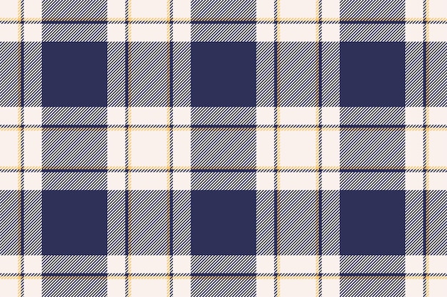 Control de fondo a cuadros patrón sin costuras en azul textura de tela vectorial para impresión textil papel de embalaje tarjeta de regalo papel pintado plano
