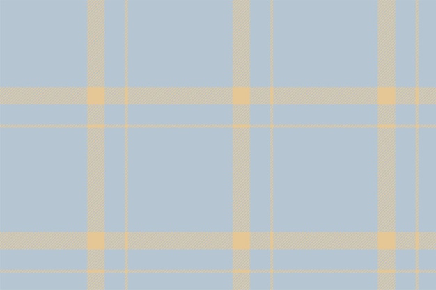 Control de fondo a cuadros patrón sin costuras en azul textura de tela vectorial para papel de embalaje de impresión textil tarjeta de regalo o papel tapiz