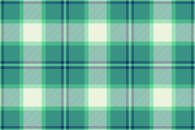 Control de fondo a cuadros patrón sin costuras en verde textura de tela vectorial para papel de embalaje de impresión textil tarjeta de regalo o papel tapiz