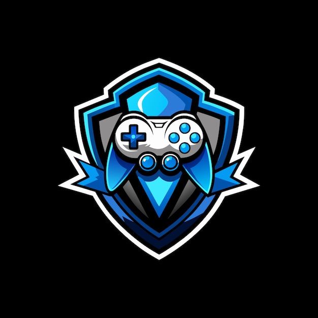 Control remoto de juegos Ilustración de Victor Diseño del logotipo de la mascota