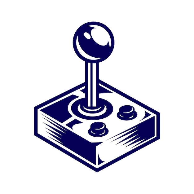 Controlador consola joystick juegos dibujos animados estilo video juego clip art jugadores vector ilustración