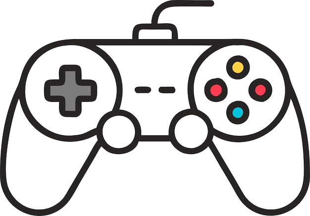 Controlador de juego Icono para el diseño