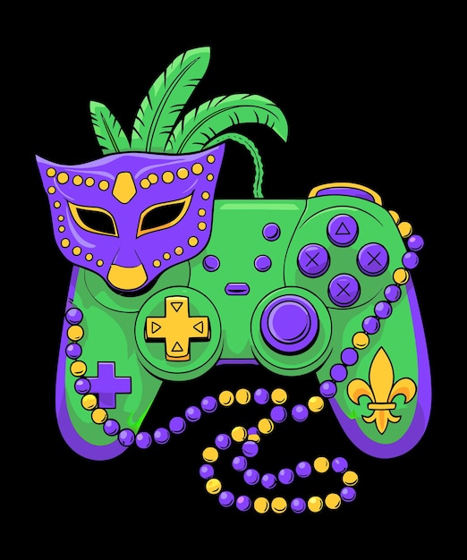 Controlador de juego de Mardi Gras