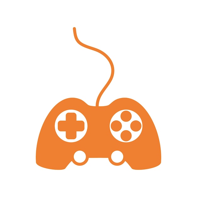 controlador de juego de palo teclado de juego de icono plantillas de diseño vectorial