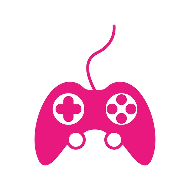 controlador de juego de palo teclado de juego de icono plantillas de diseño vectorial