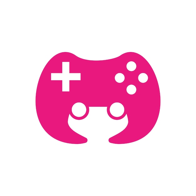 controlador de juego de palo teclado de juego de icono plantillas de diseño vectorial