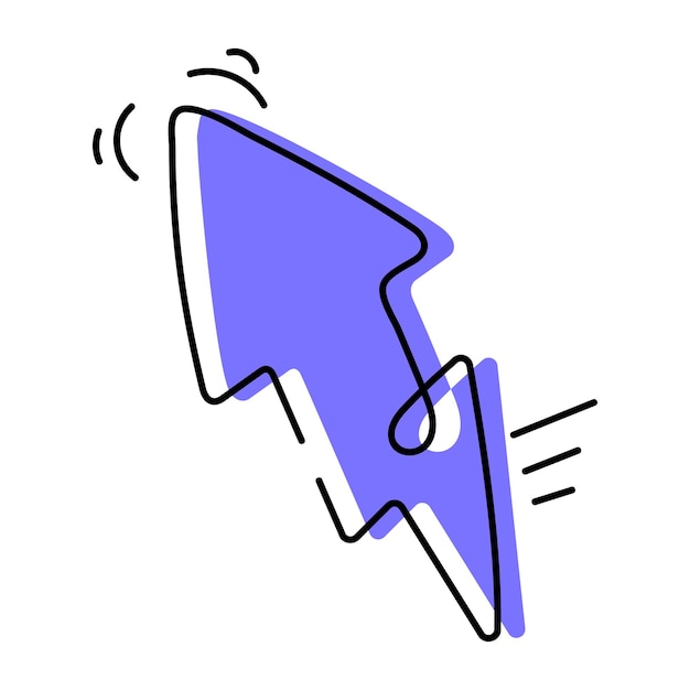 Controles del cursor Icono dibujado a mano