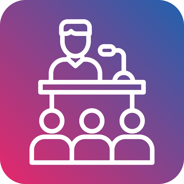 Convenio de diseño vectorial Estilo del icono