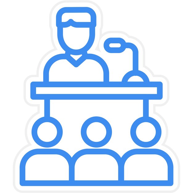 Convenio de diseño vectorial Estilo del icono