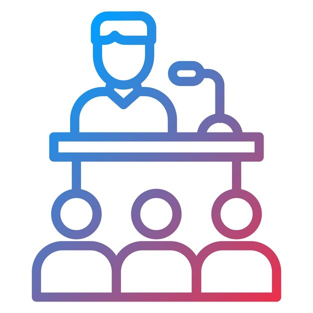 Convenio de diseño vectorial Estilo del icono