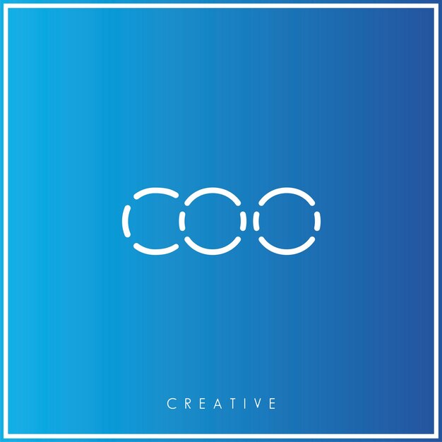 COO Premium Vector último Diseño de logotipo Diseño creativo de logotipo Ilustración vectorial Logotipo mínimo Monograma
