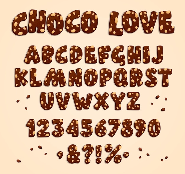 Coockes de chocolate oscuro con nueces y coberturas de chocolate blanco fuente vectorial