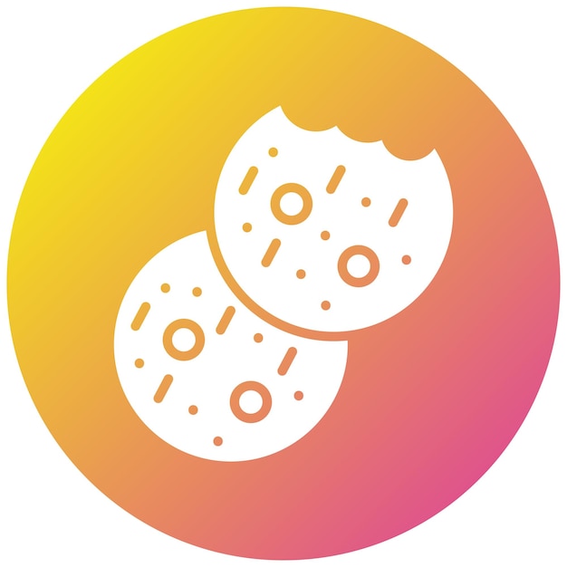 Cookies de diseño de íconos vectoriales
