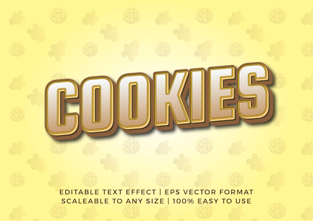 Cookies fondo arte título texto efecto