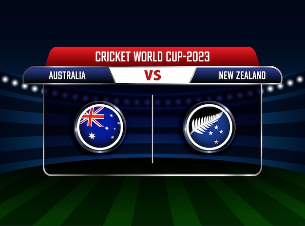 Copa mundial de cricket Australia vs Nueva Zelanda 2023