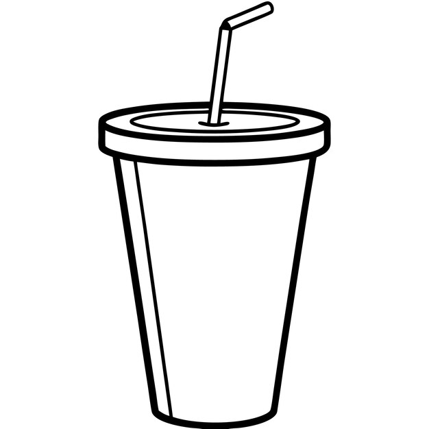 Copa Soda con paja