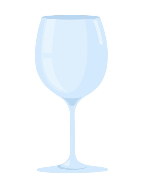 Copas de vino rotas Basura de vidrio Concepto de reciclaje de basura Ilustración vectorial