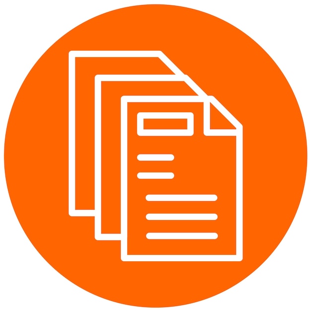 Copia de diseño vectorial Estilo del icono