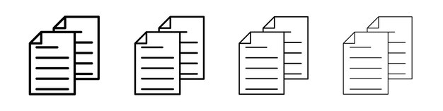 Copiar el icono del logotipo lineal aislado