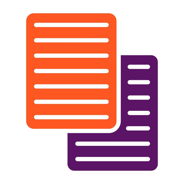 Copiar la ilustración del diseño del icono vectorial