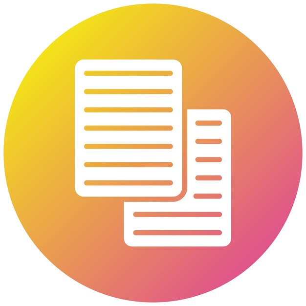 Copiar la ilustración del diseño del icono vectorial