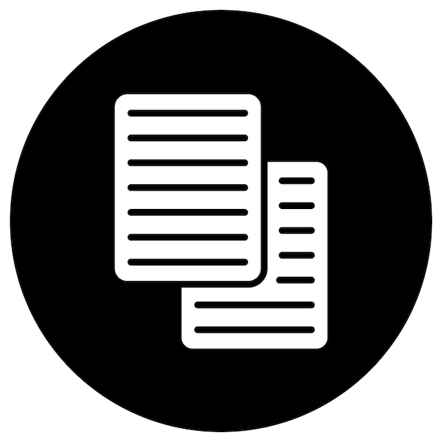 Copiar la ilustración del diseño del icono vectorial