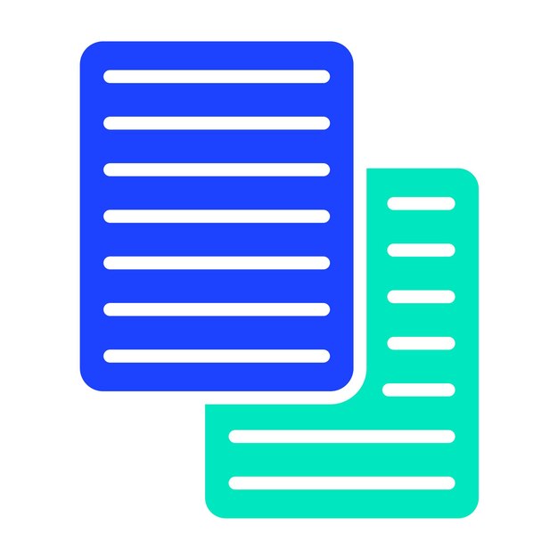Copiar la ilustración del diseño del icono vectorial