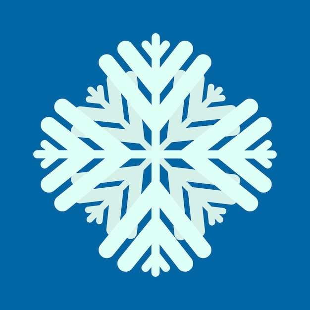 Un copo de nieve con la palabra nieve.
