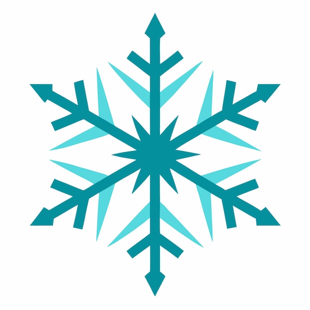 Un copo de nieve que tiene la palabra nieve.