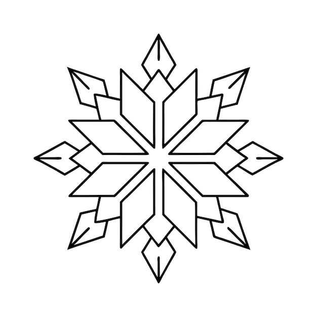 copo de nieve Svg