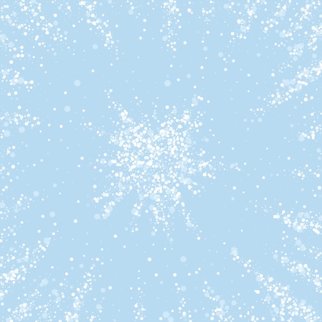 Vector copos de nieve cayendo fondo de navidad sutil