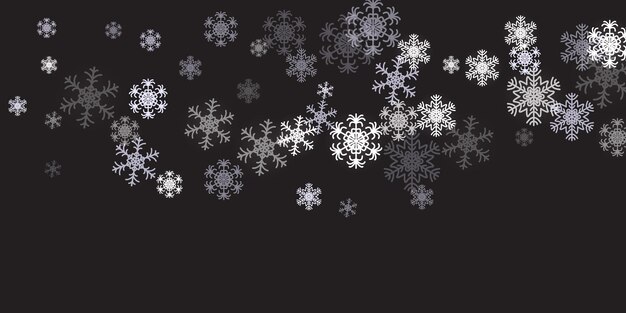 Copos de nieve cayendo