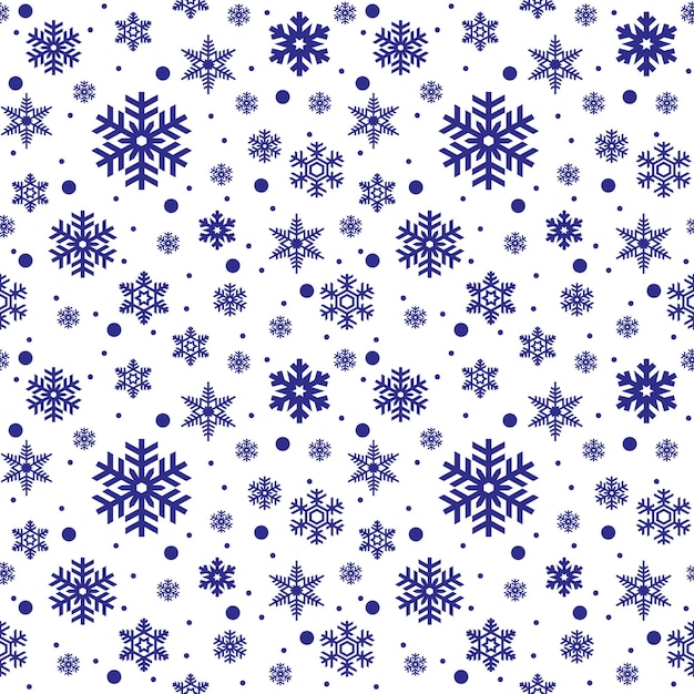 Copos de nieve sin fisuras patrón