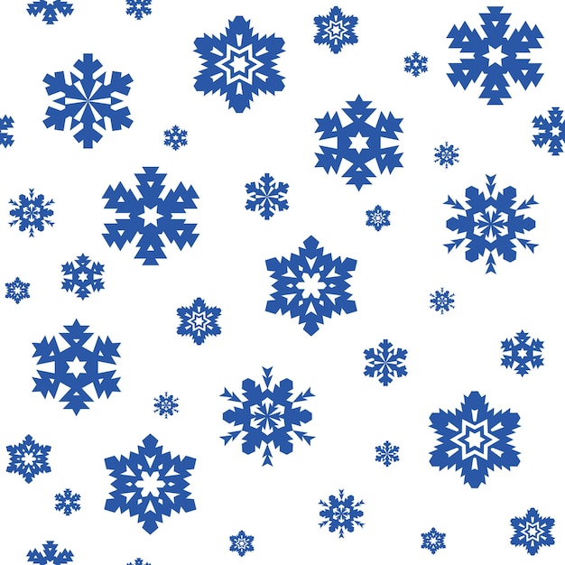 Copos de nieve sin fisuras patrón