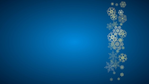 Copos de nieve de Navidad y año nuevo