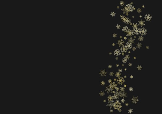 Copos de nieve de Navidad y año nuevo
